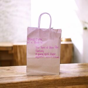 Blind Date With A Book Brown Paper Gift Bag